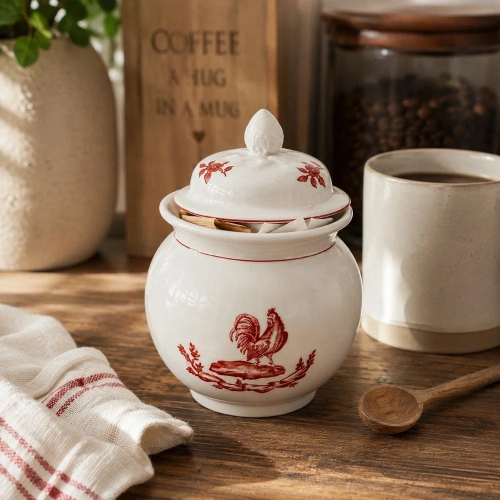 Vintage Wedgwood Chantecler Rooster Ginger Jar - Georgetown Collection England
